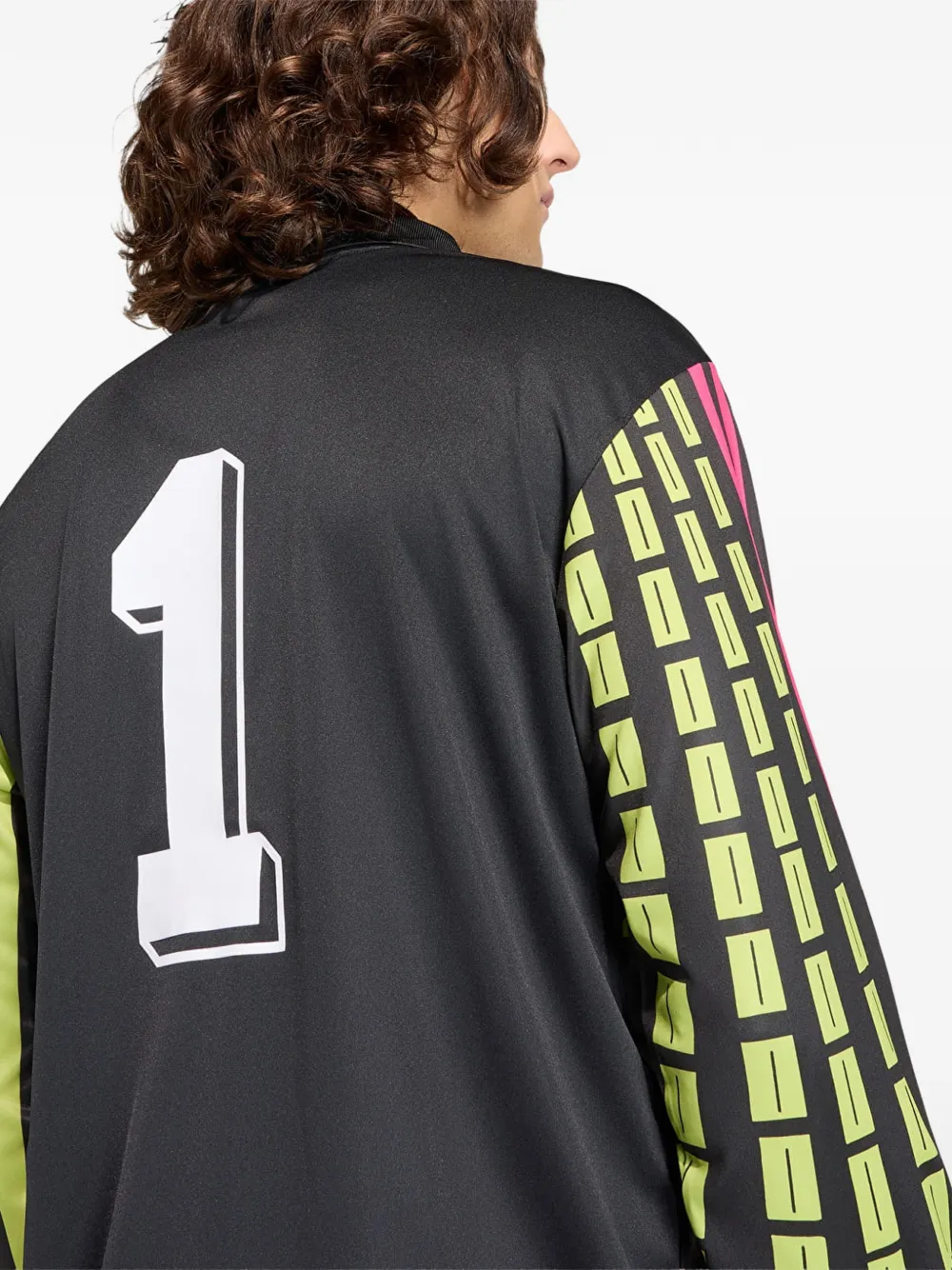 adidas Archive Script T-shirt met lange mouwen en print Zwart