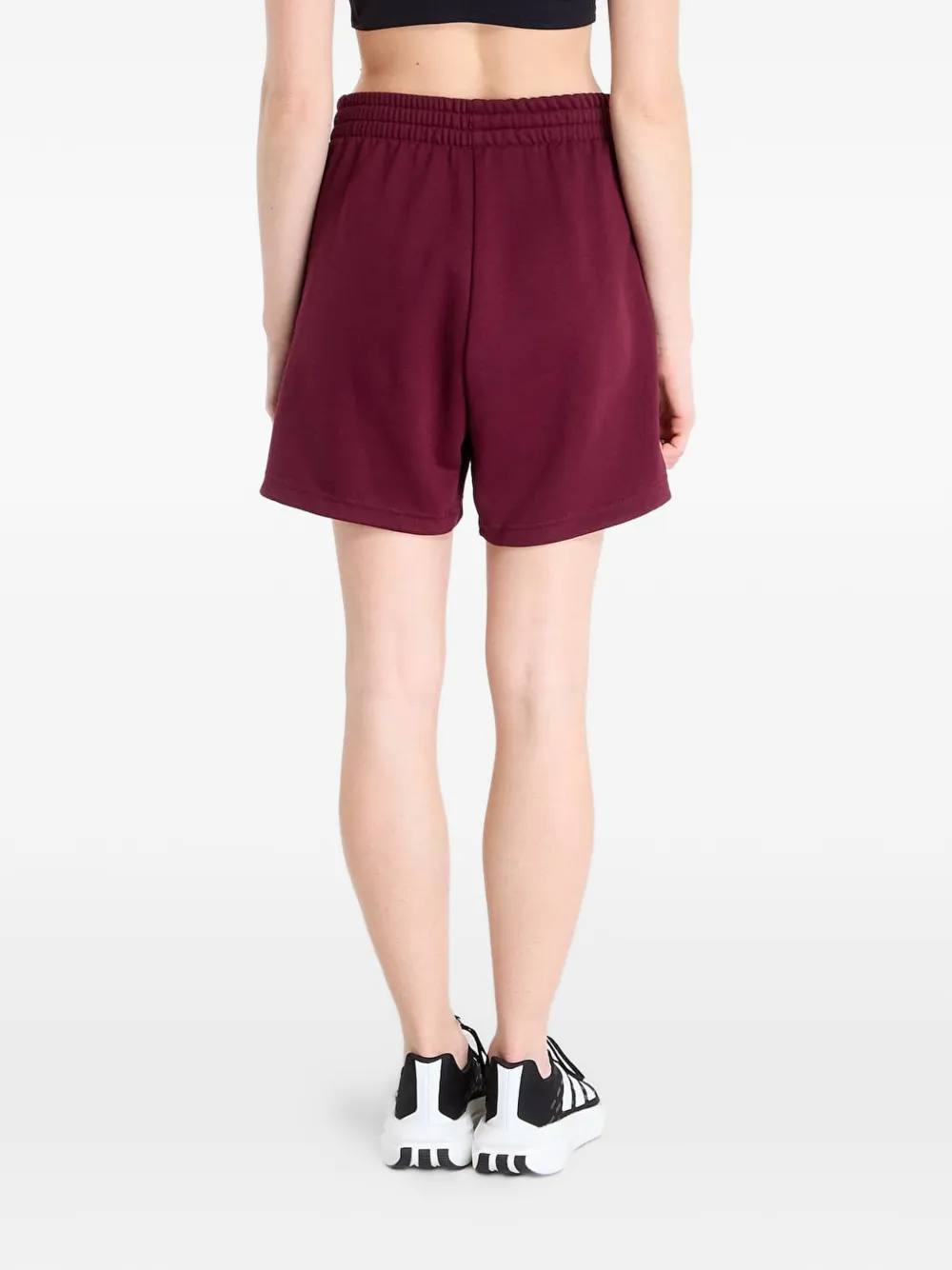 adidas Studio Fleece shorts met trekkoord Rood