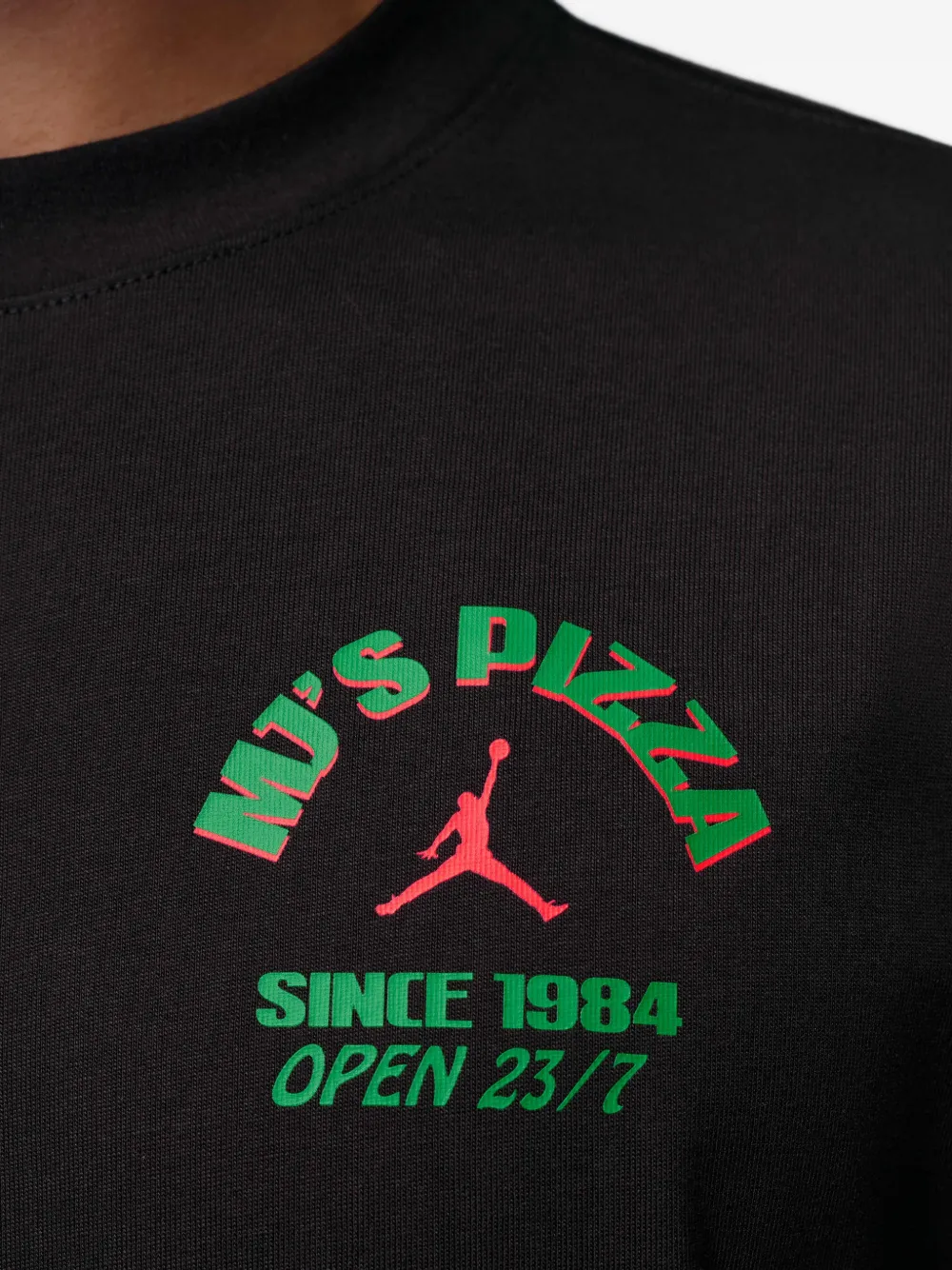 Jordan T-shirt met grafische print Zwart