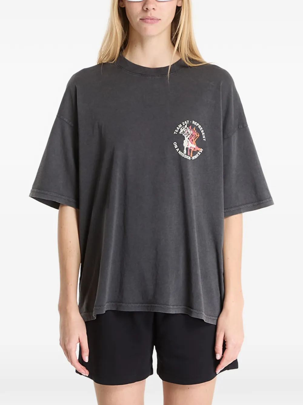 Represent 247 Torch T-shirt met print Grijs