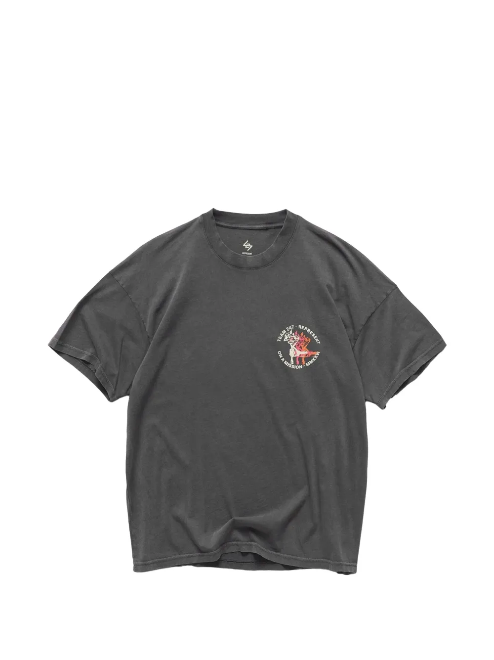 Represent 247 Torch T-shirt met print Grijs