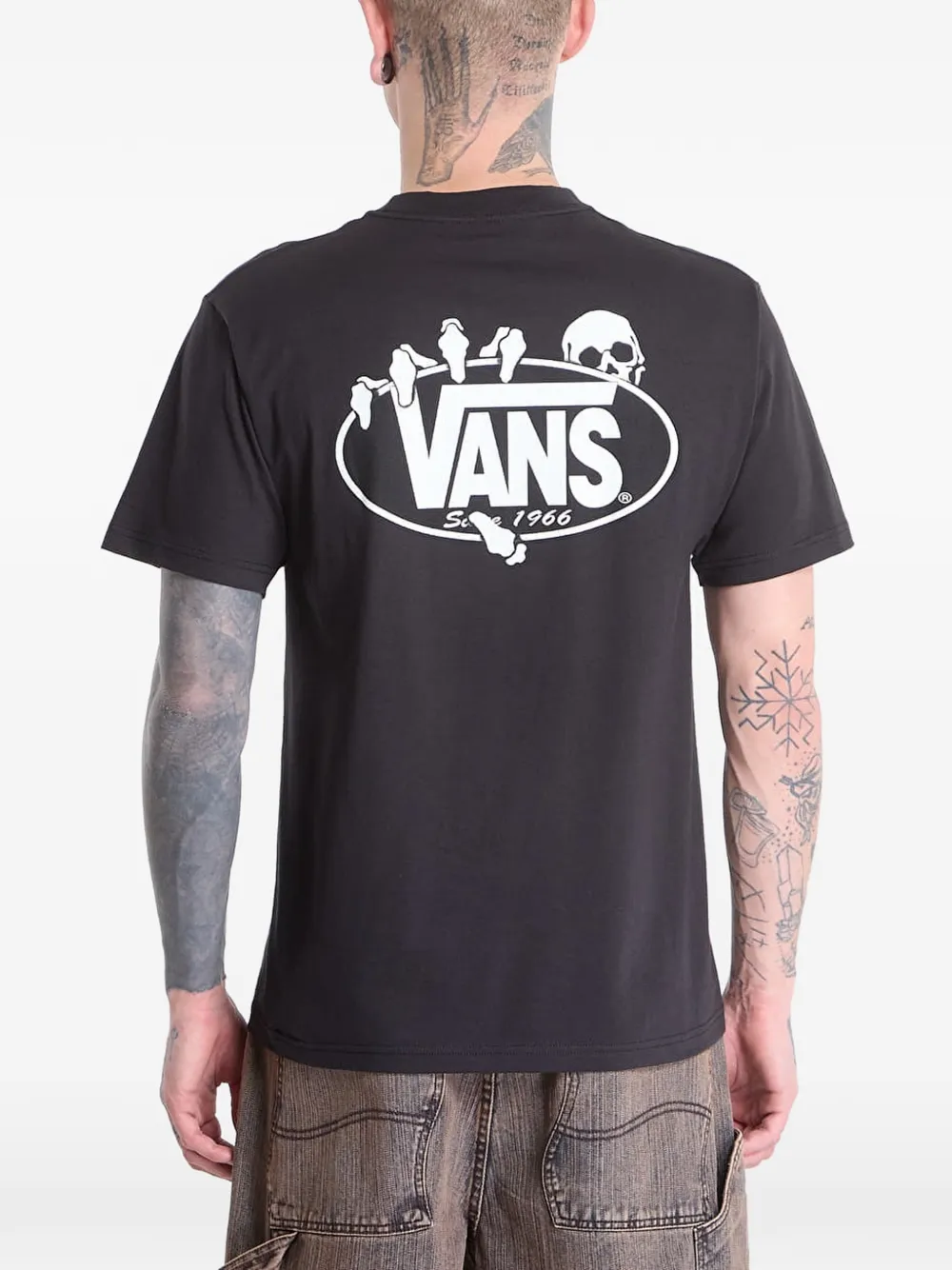 Vans Show Off T-shirt met print Zwart