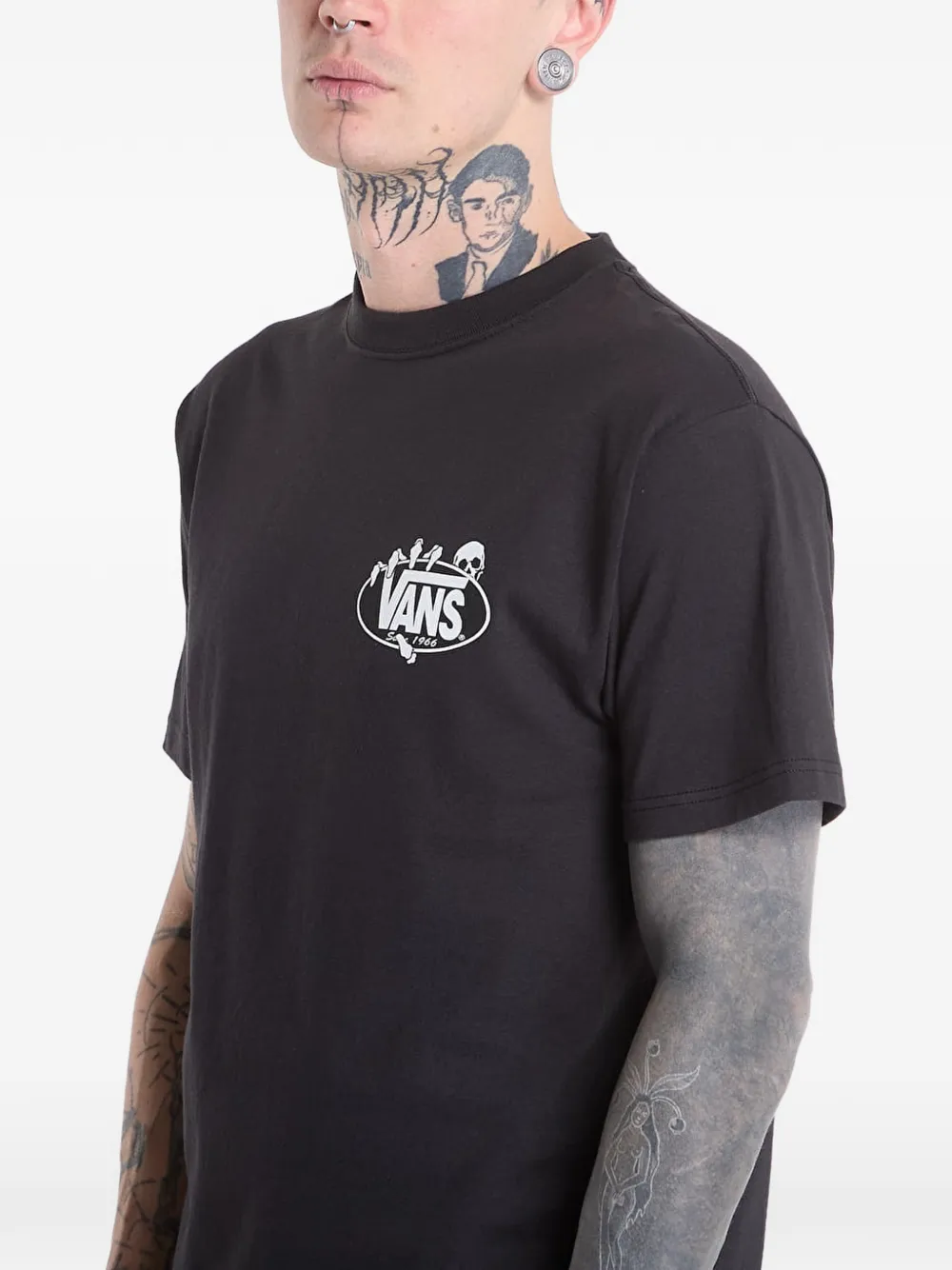Vans Show Off T-shirt met print Zwart