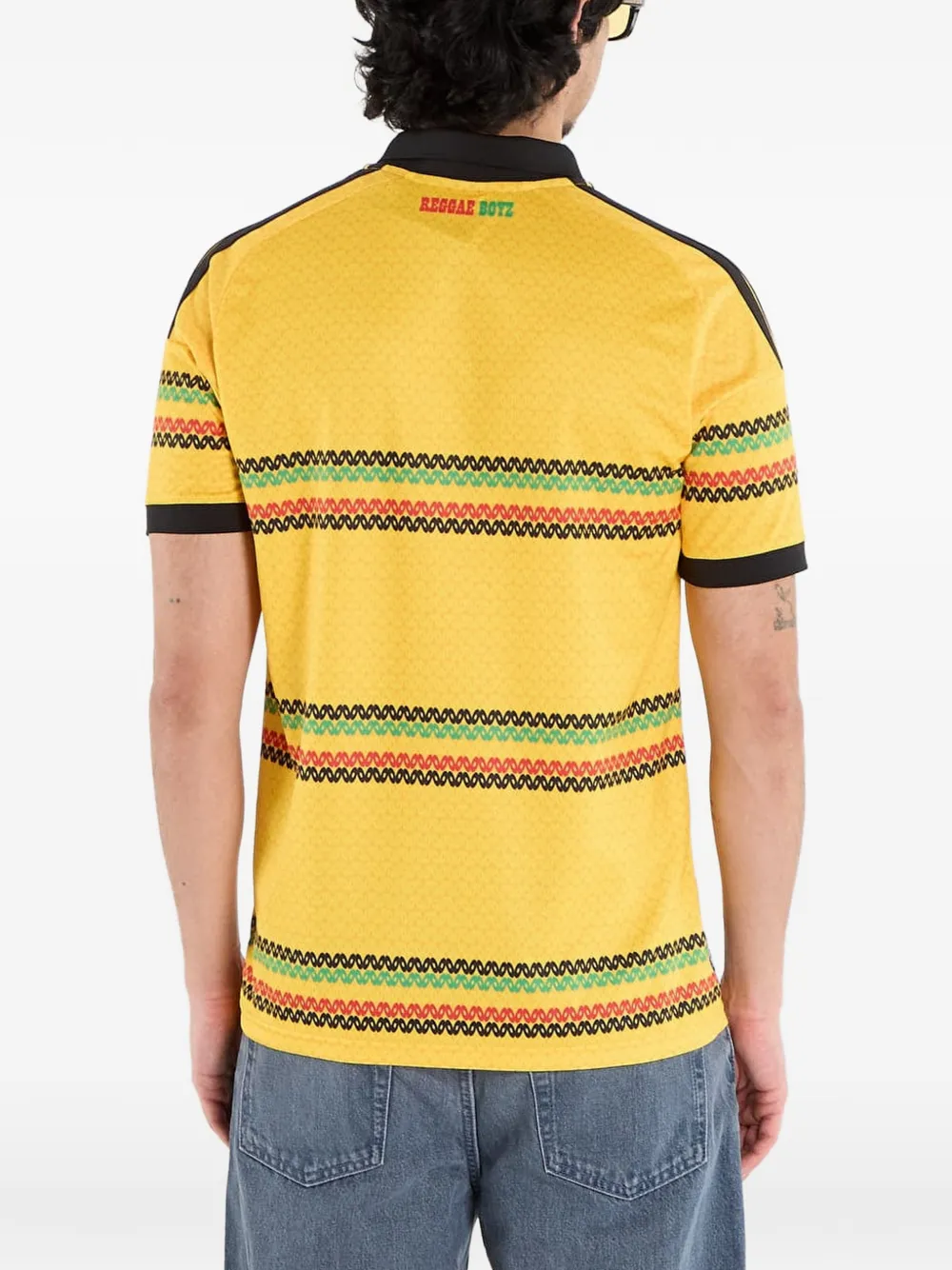 adidas x Bob Marley Jamaica 26 polo shirt Geel
