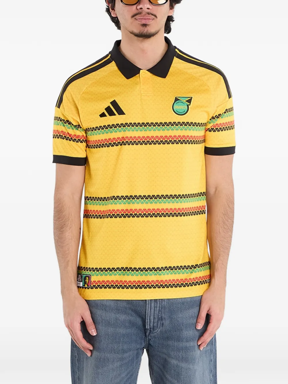 adidas x Bob Marley Jamaica 26 polo shirt - Giallo