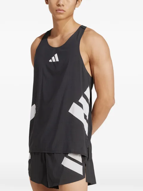 adidas Adizero logo-print tank top