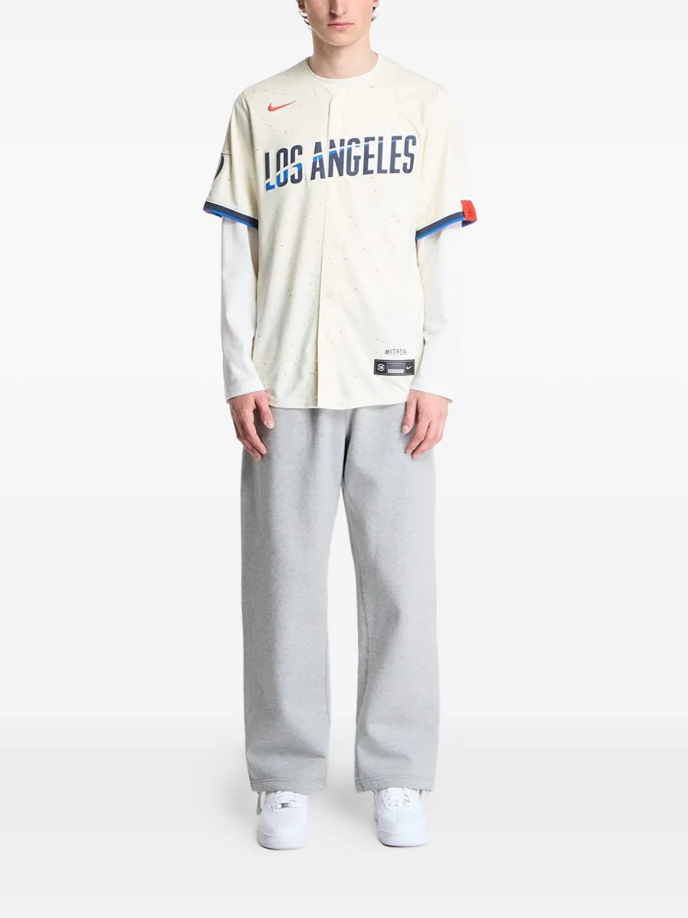 Nike Los Angeles Dodgers City Connect overhemd Beige