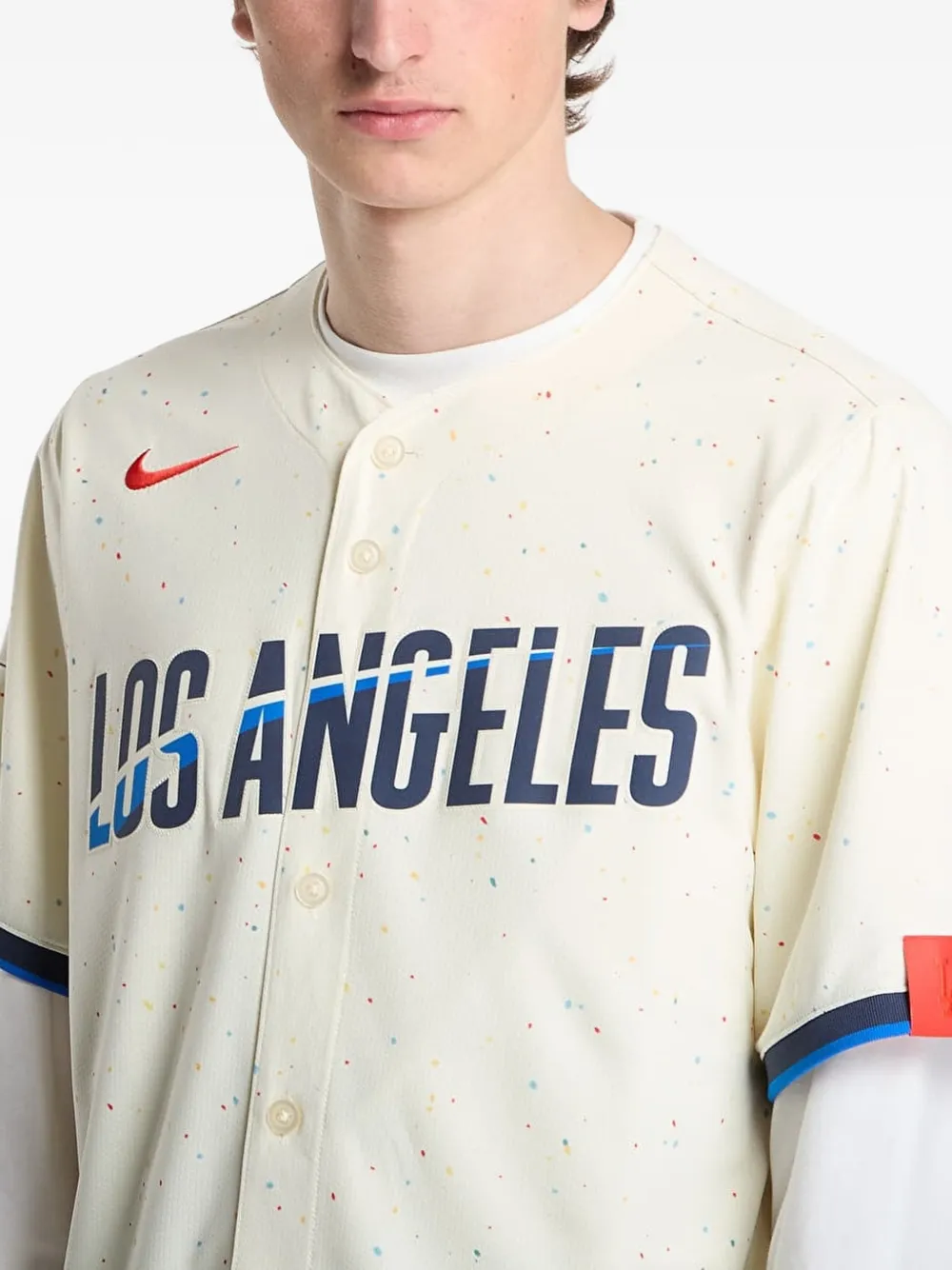 Nike Los Angeles Dodgers City Connect overhemd Beige