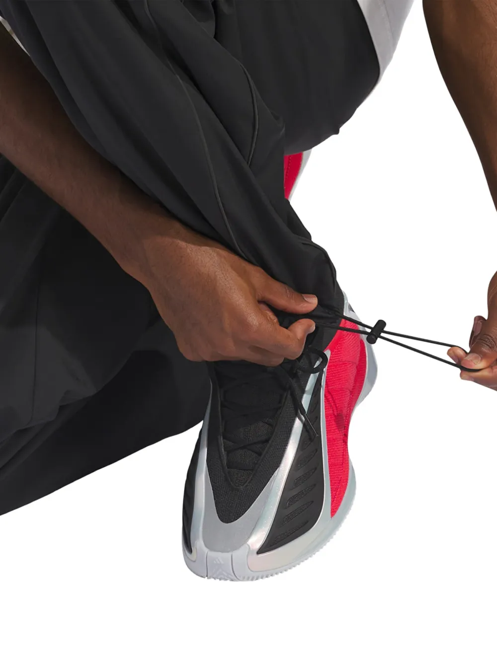 adidas Anthony Edwards Foundation basketbal trainingsbroek Zwart