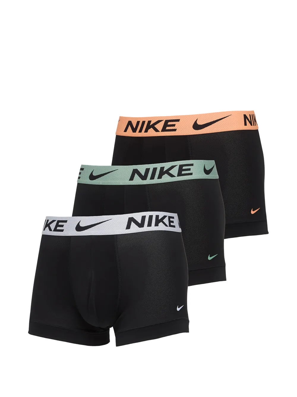 Nike logo-waistband trunks - Nero