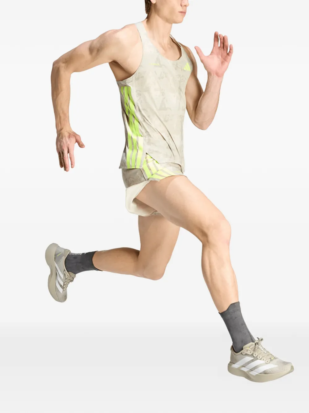 adidas Adizero Lab tanktop Grijs