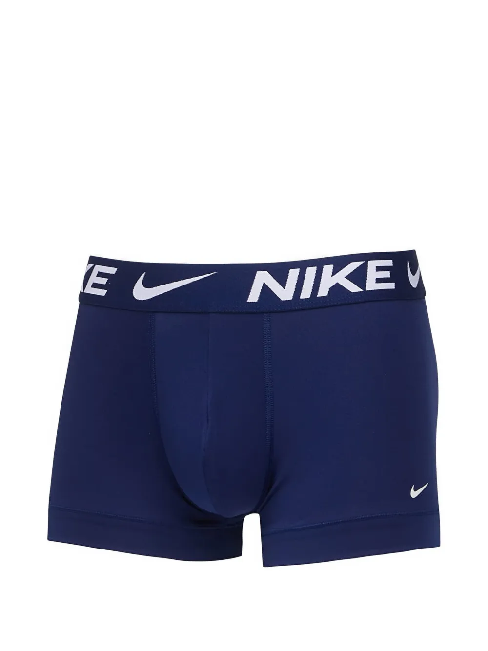 Nike logo-waistband trunks (pack of three) Blauw