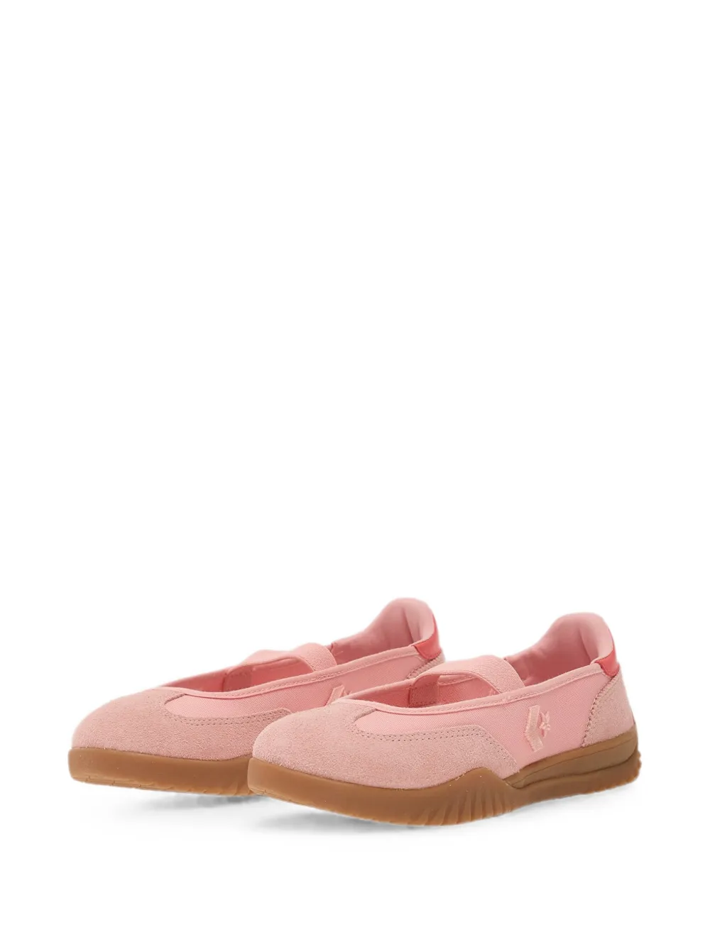 Converse Run Star Trainer ballet slip-ons Roze