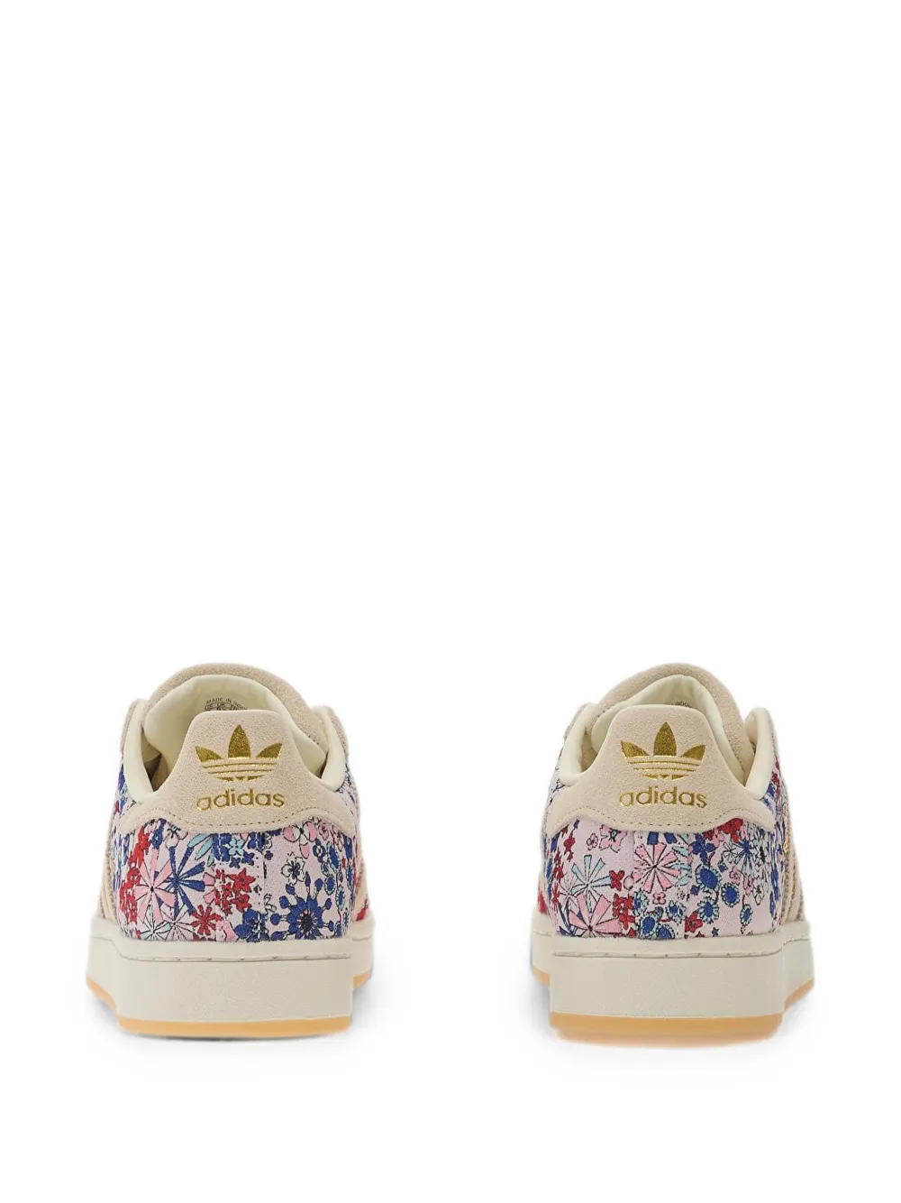 adidas Superstar II floral-print low-top sneakers Beige