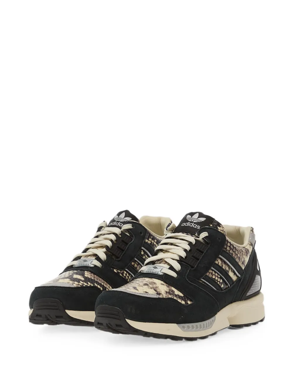 adidas ZX 8000 snakeskin-effect sneakers Zwart