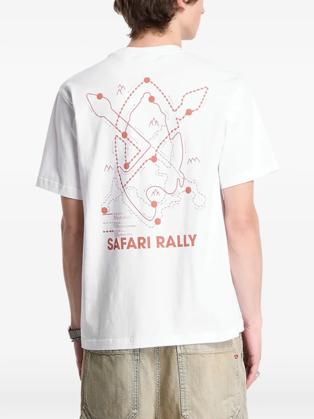 Daily Paper Safari Rally T-shirt Wit