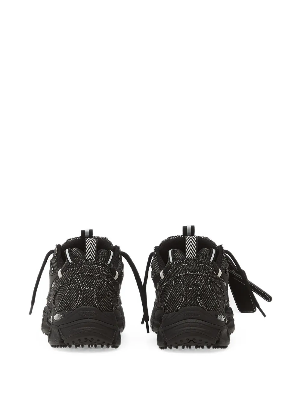 Off-White Be Right Back denim sneakers Zwart