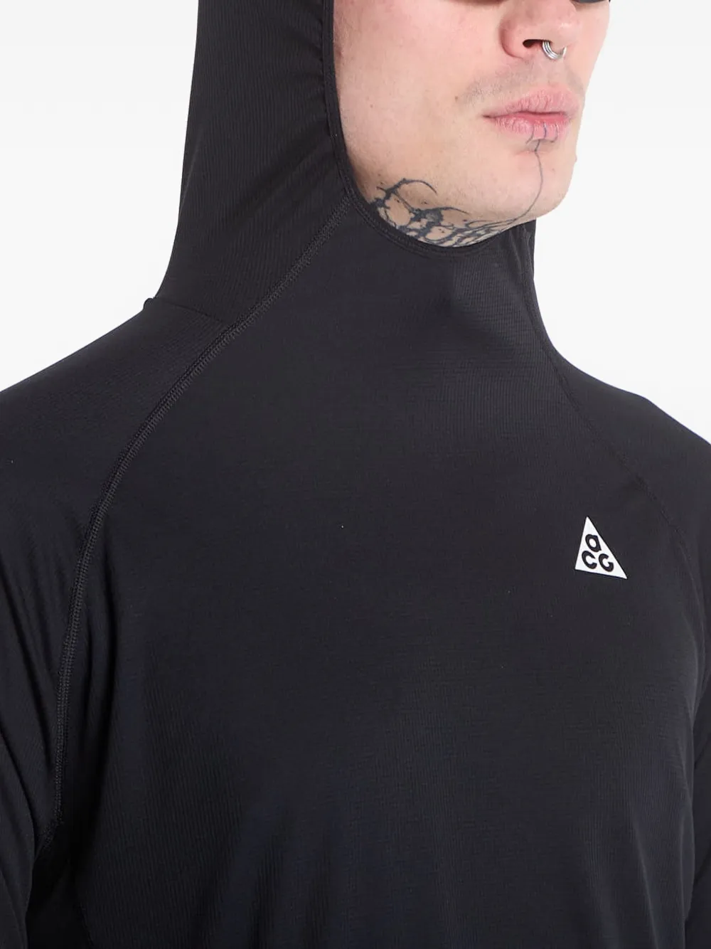 Nike ACG Solar Chase hoodie met thumbhole Zwart
