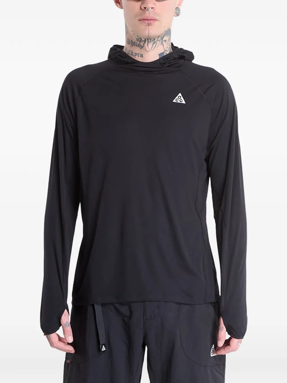 Nike ACG Solar Chase thumbhole hoodie - Nero