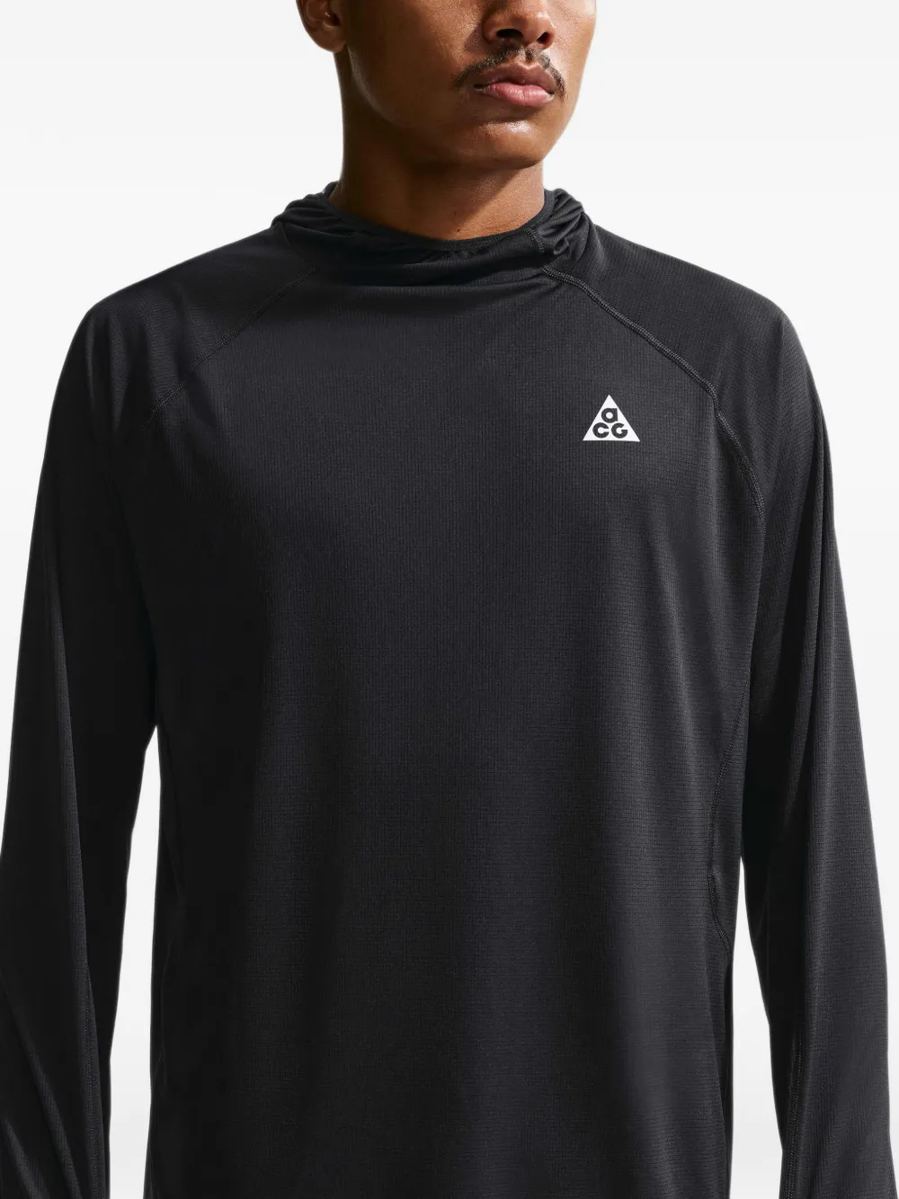 Nike ACG Solar Chase hoodie met thumbhole Zwart