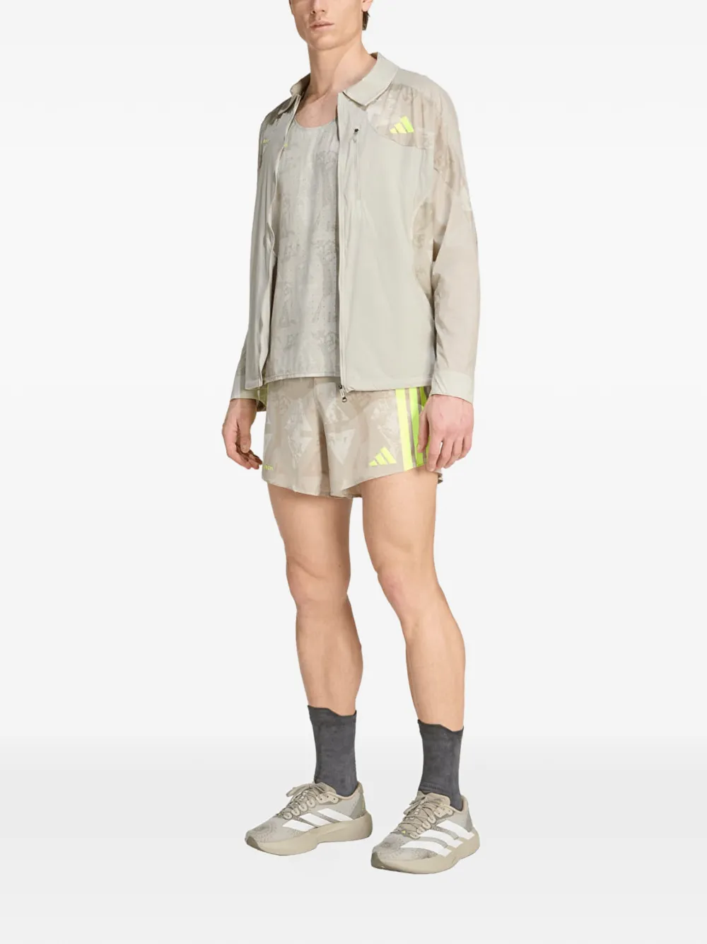 adidas Adizero Labrum shorts Beige