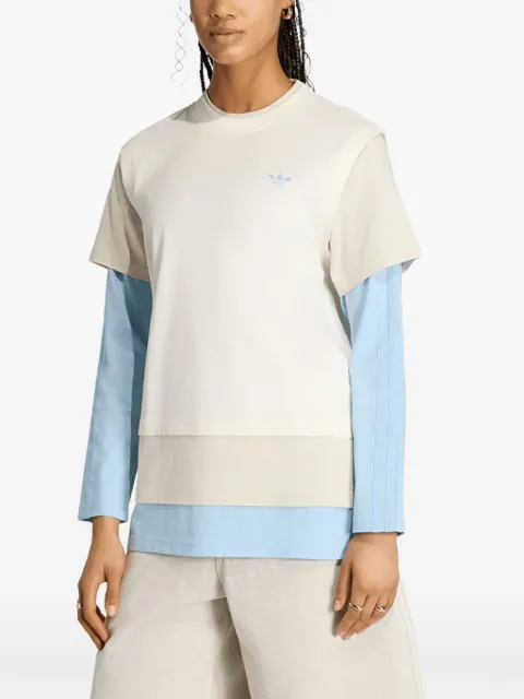 adidas layered loose-fit T-shirt