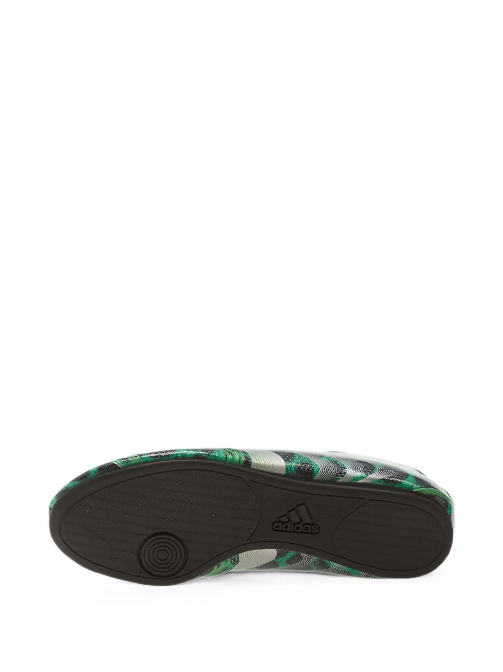 adidas Taekwondo F50 leopard-print sneakers Groen