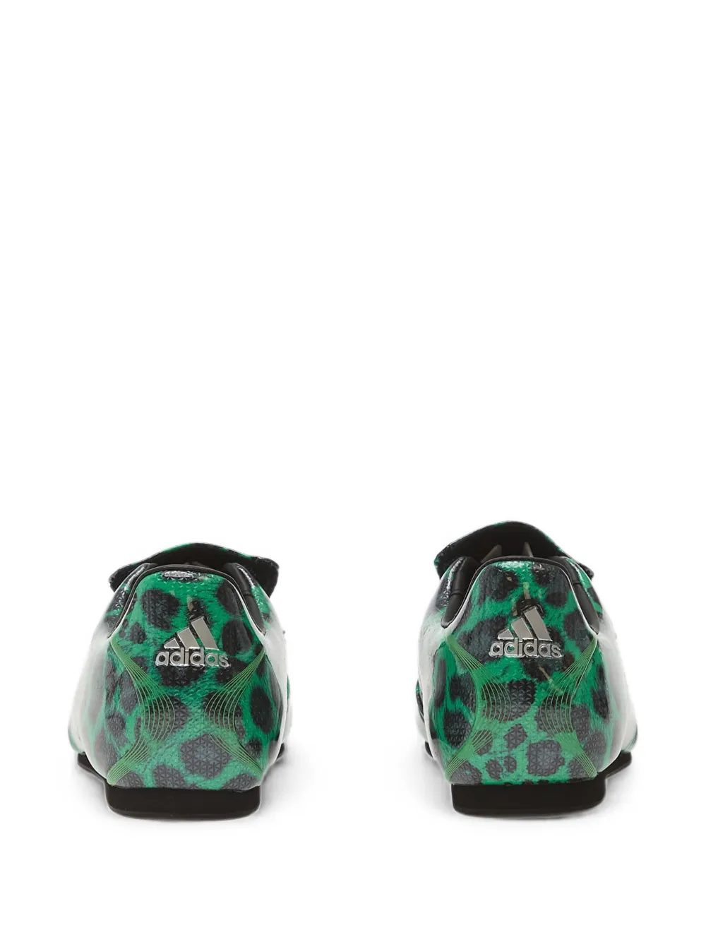 adidas Taekwondo F50 leopard-print sneakers Groen