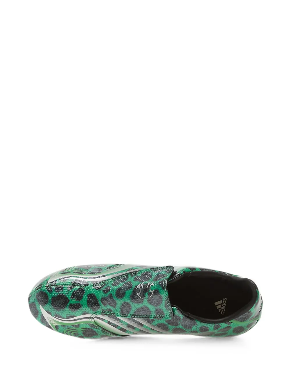 adidas Taekwondo F50 leopard-print sneakers Groen