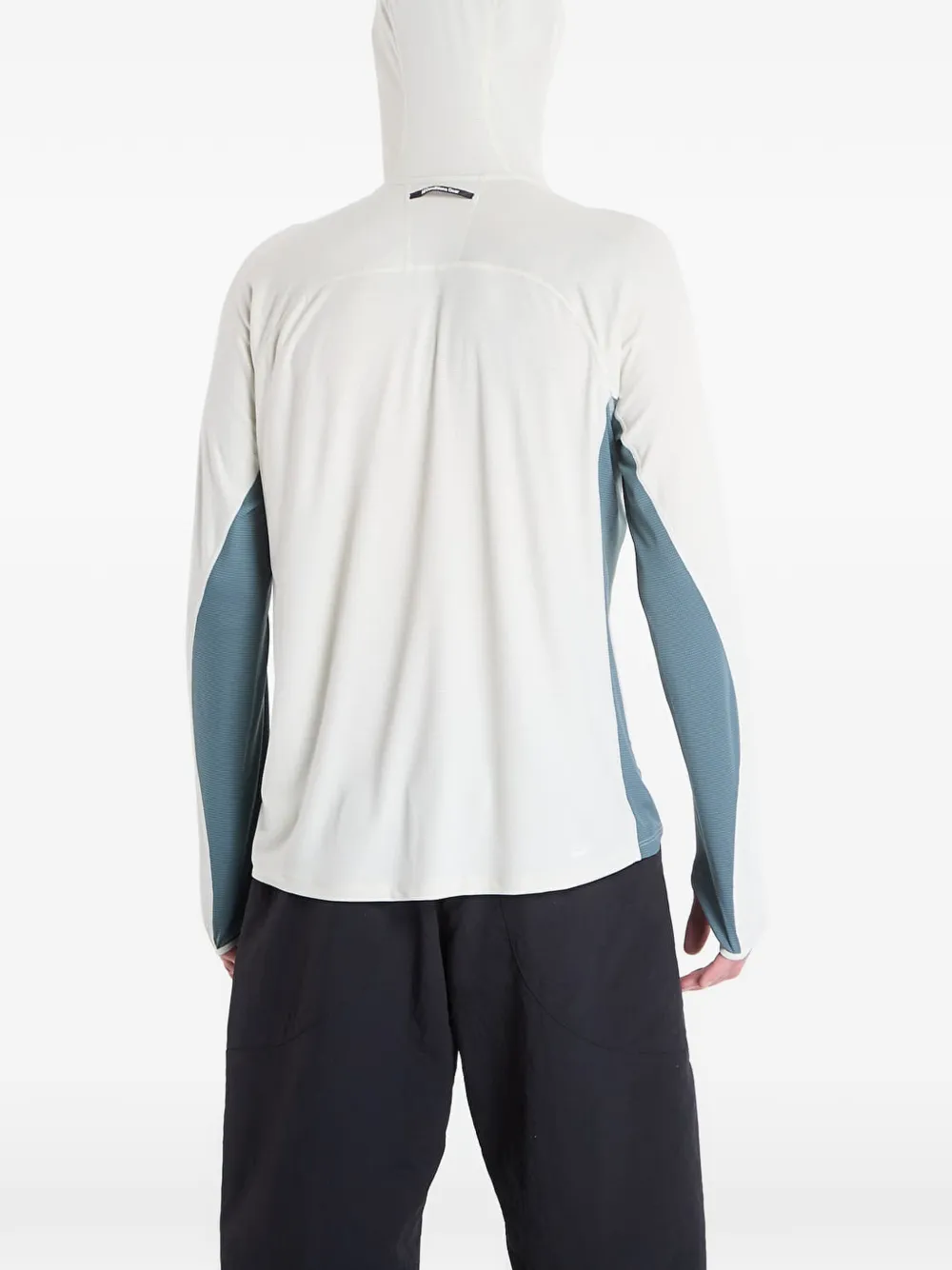 Nike Solar Chase trainingstop met lange mouwen Beige