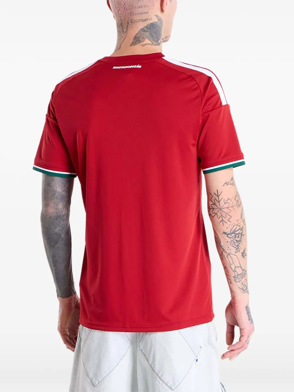 adidas Hungary 26 3-Stripes T-shirt Rood
