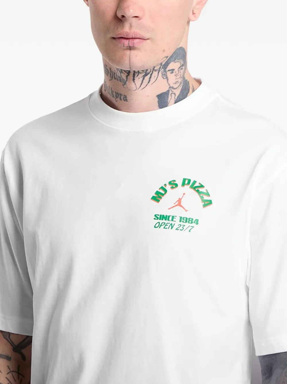 Jordan T-shirt met grafische print Wit