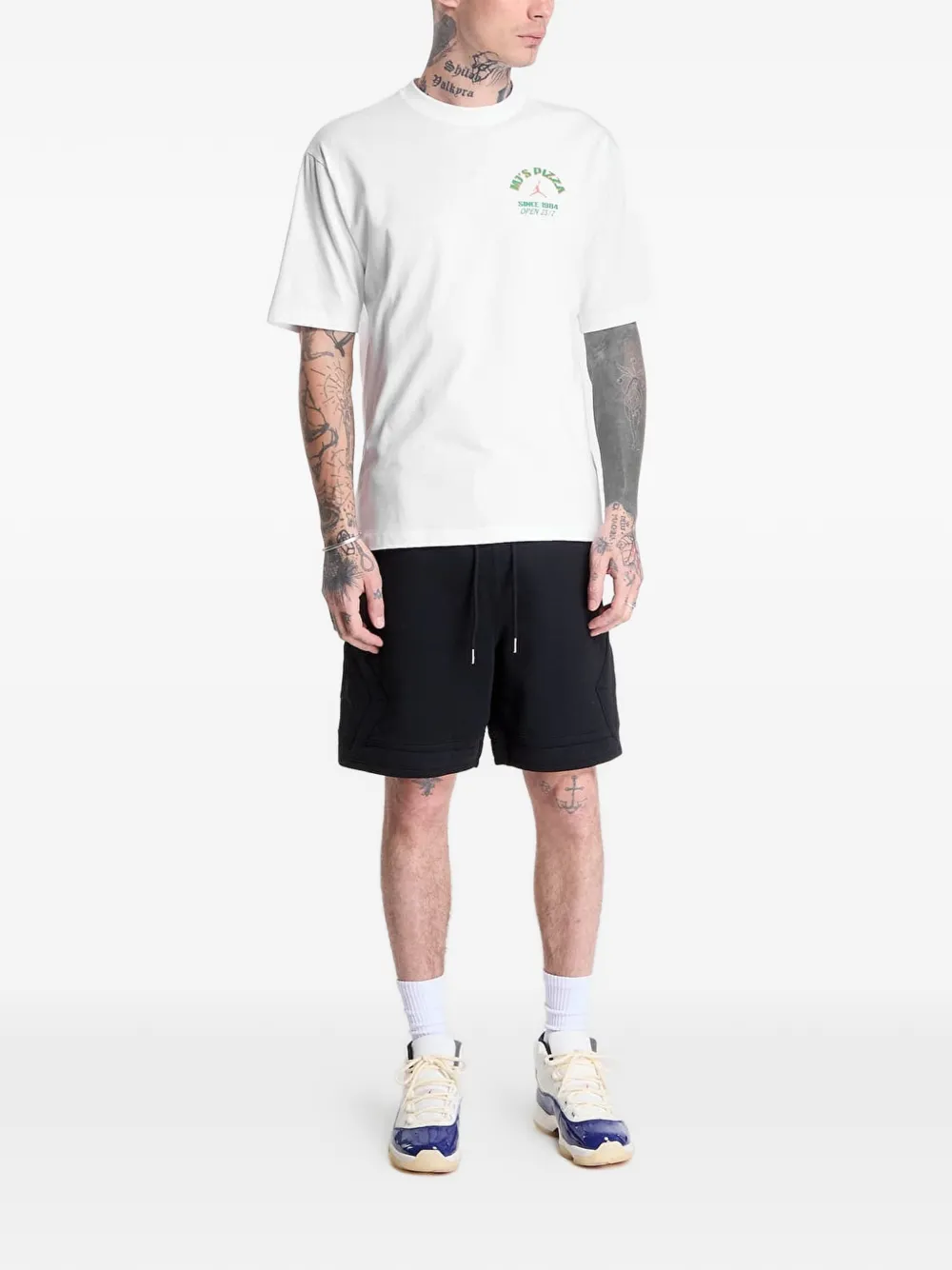 Jordan T-shirt met grafische print Wit