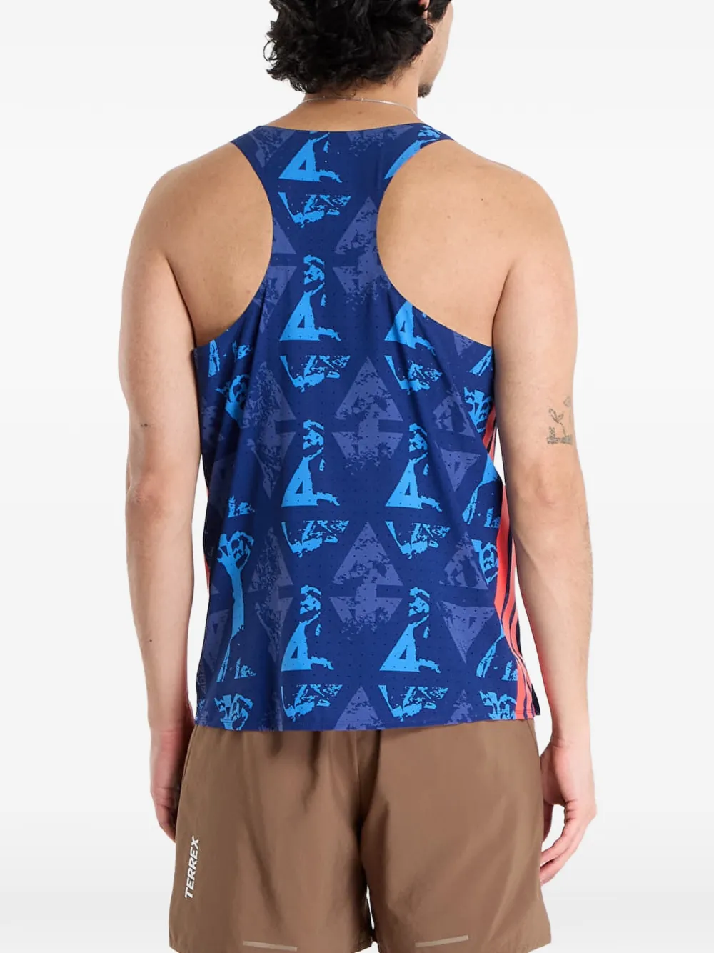 adidas Adizero Labrum tank top Blauw