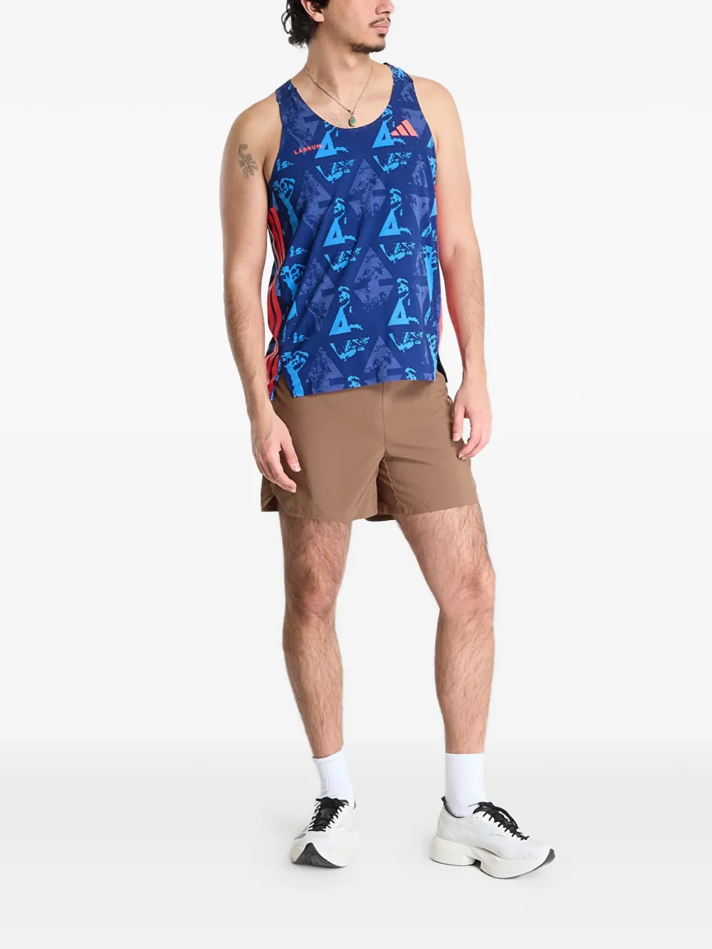 adidas Adizero Labrum tank top Blauw