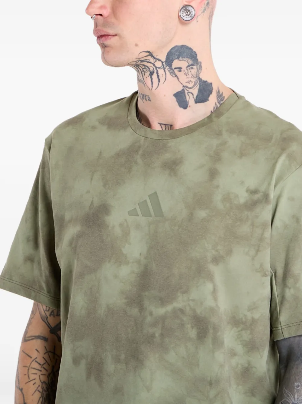 adidas Terrex tie-dye T-shirt Groen