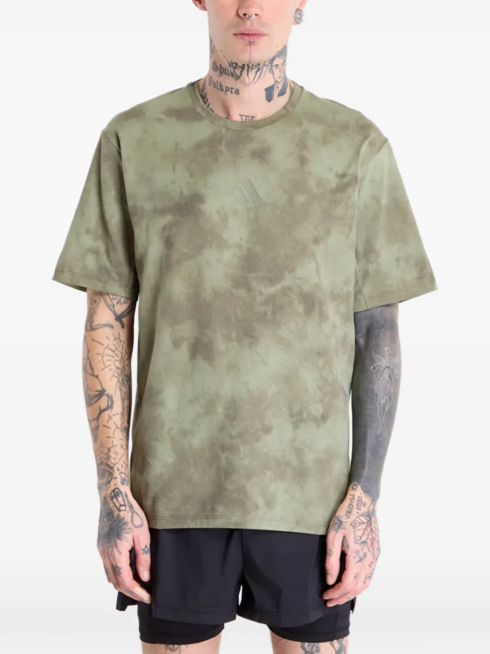 adidas Terrex tie-dye T-shirt Groen