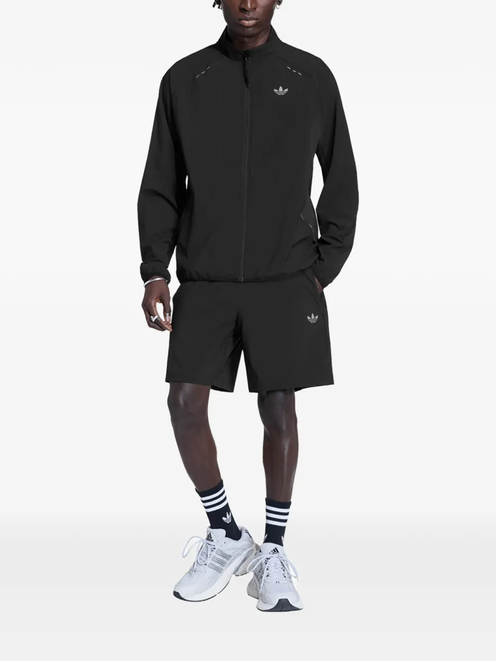 adidas Tech Trefoil Essentials trainingssweater Zwart