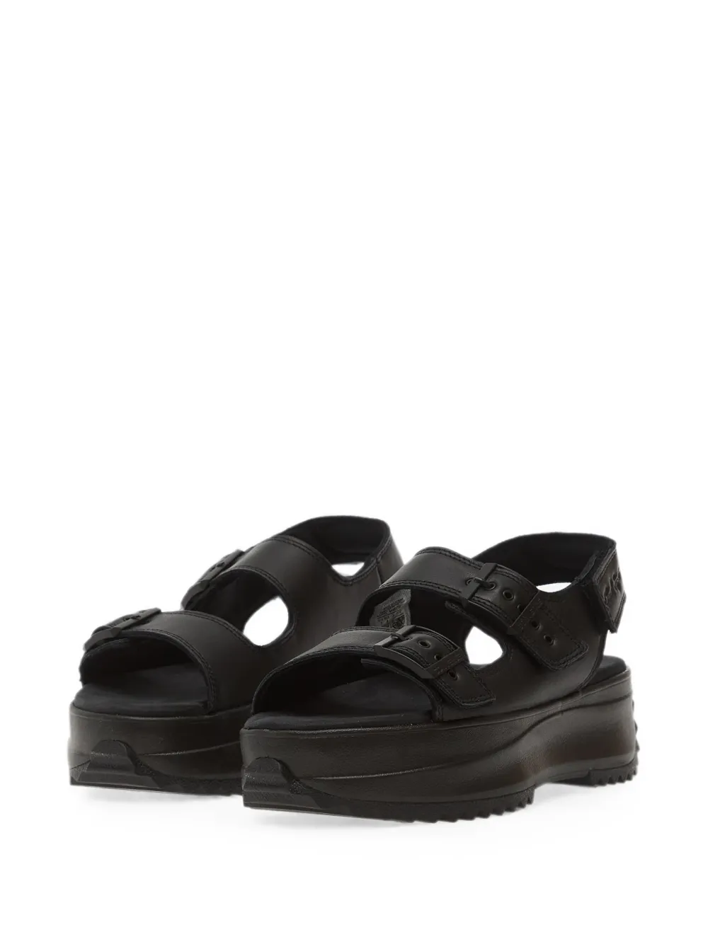 Converse Run Star platform sandals Zwart