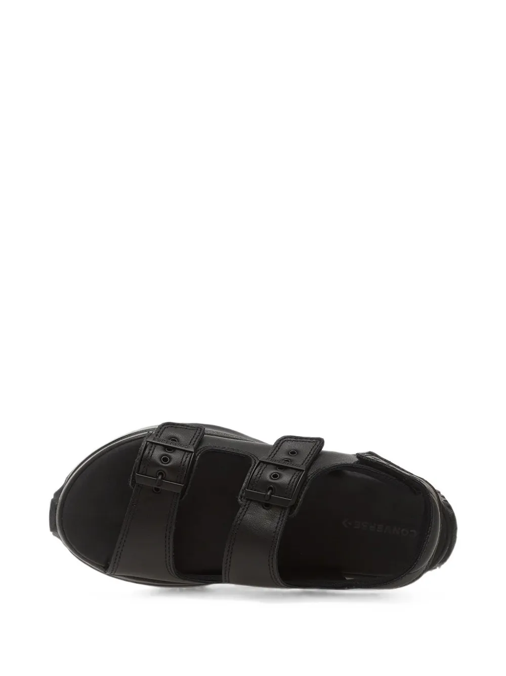 Converse Run Star platform sandals Zwart