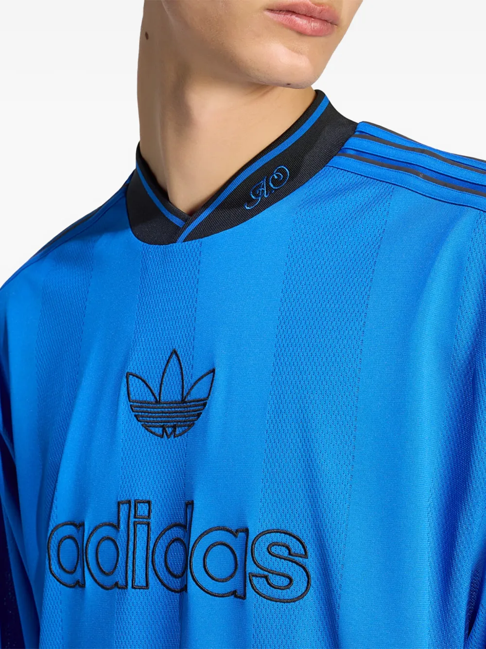 adidas T-shirt met logoprint Blauw
