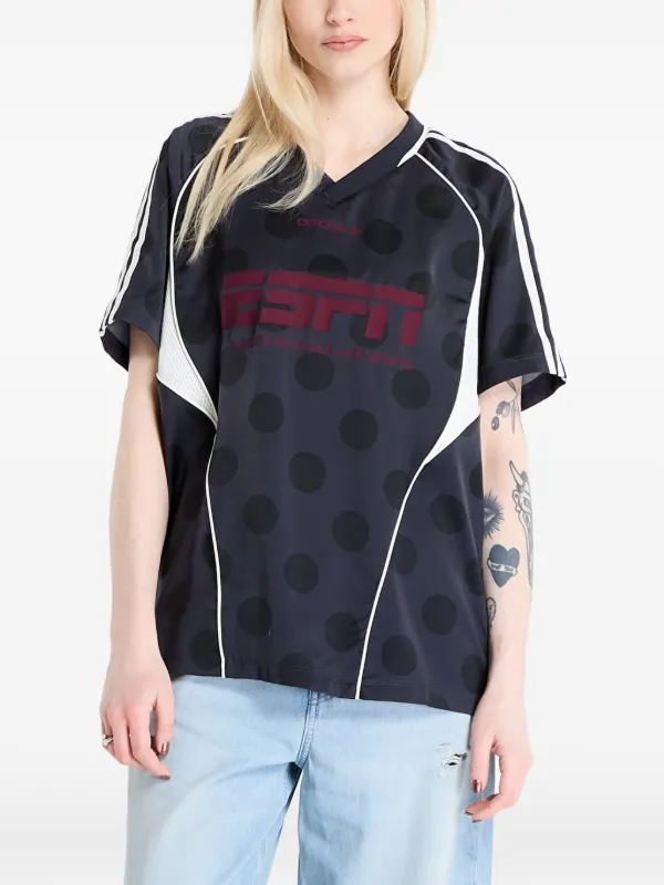 アディダス　ポルカドットTシャツ Adidas ポルカドット Tシャツ | グレー | FARFETCH JP