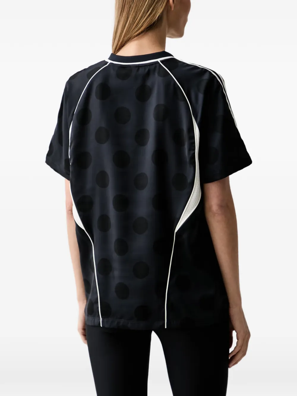 adidas T-shirt met stippen Grijs