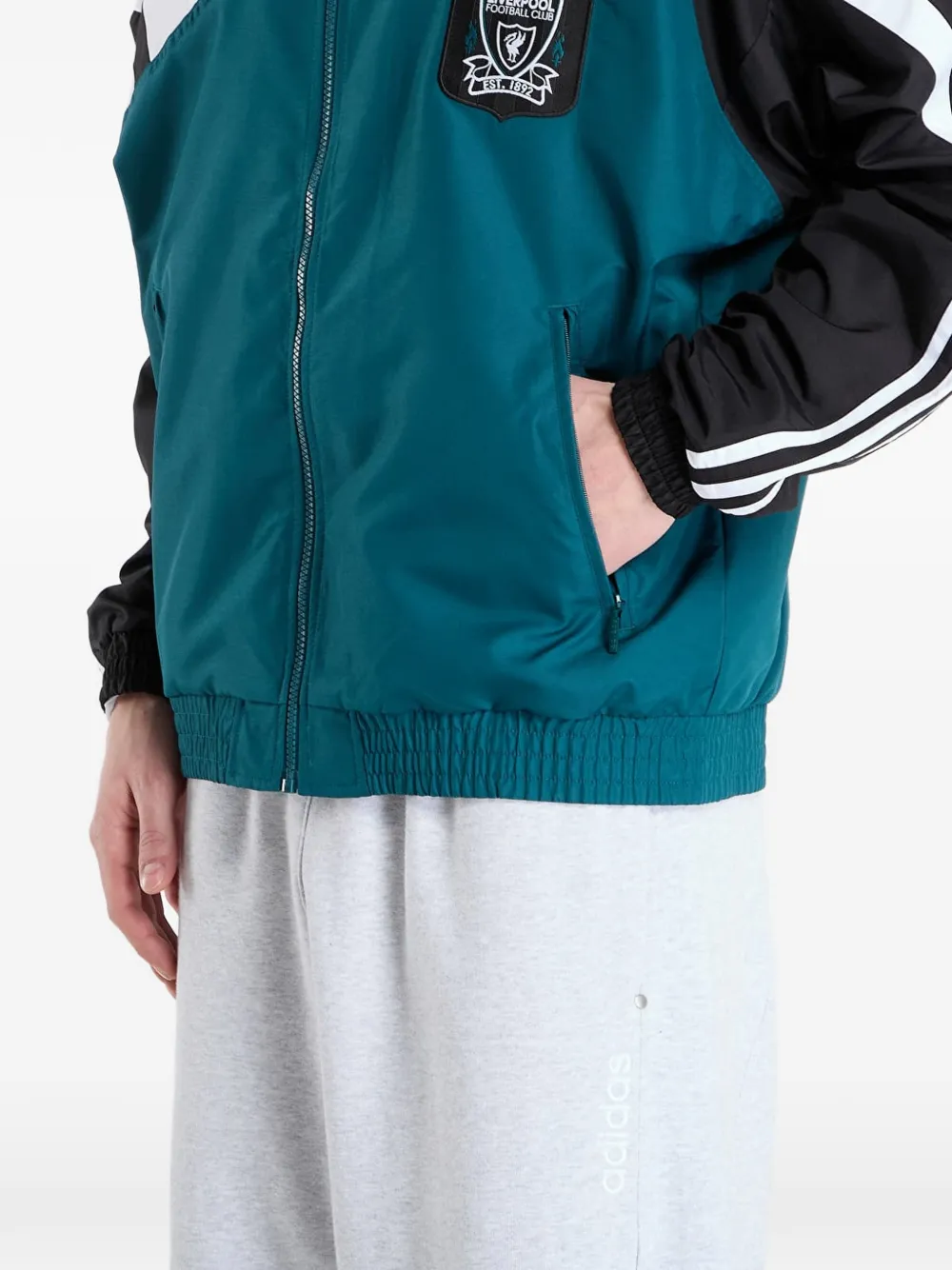 adidas Liverpool FC 95 trainingsjack Zwart