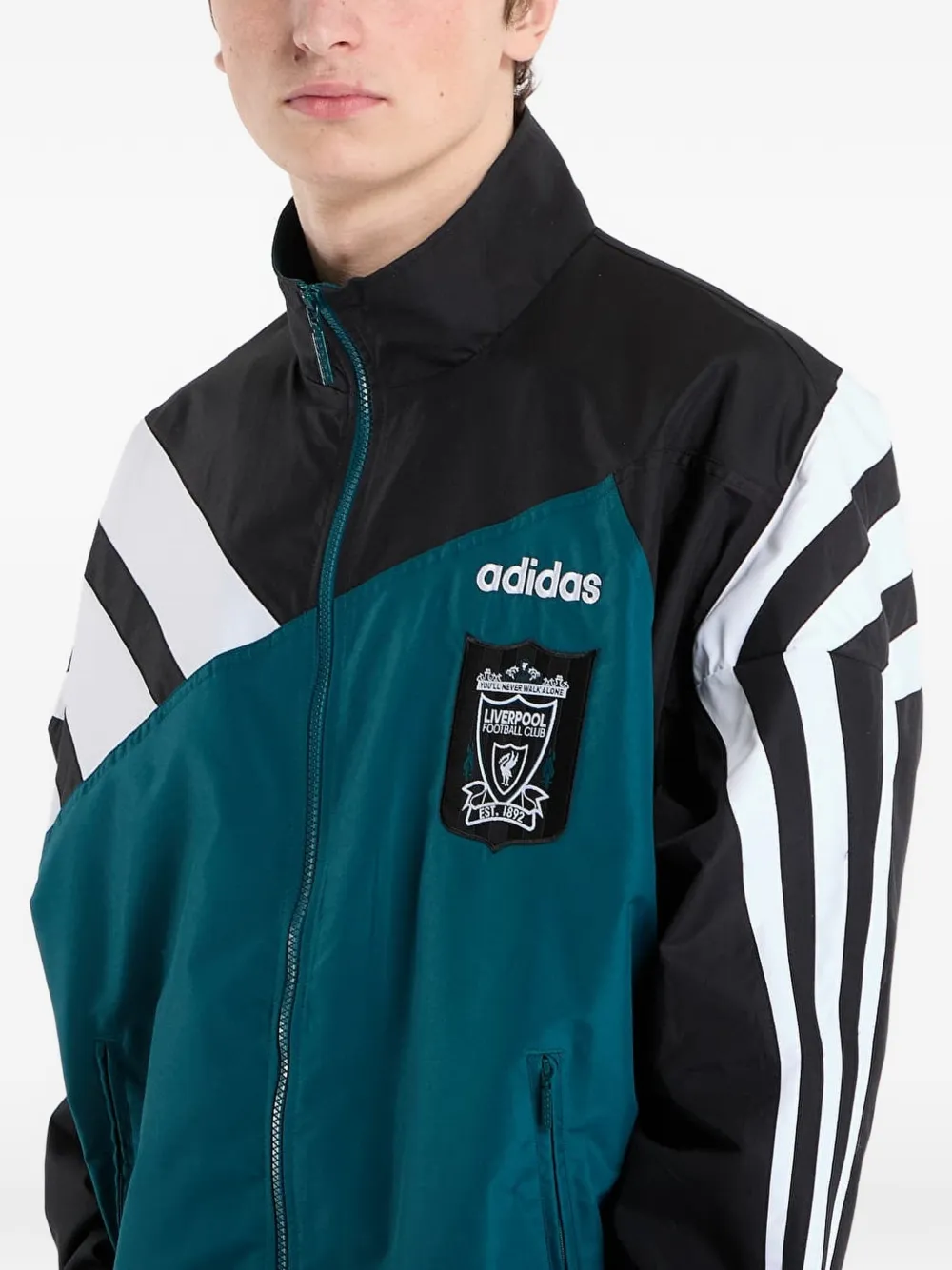 adidas Liverpool FC 95 trainingsjack Zwart