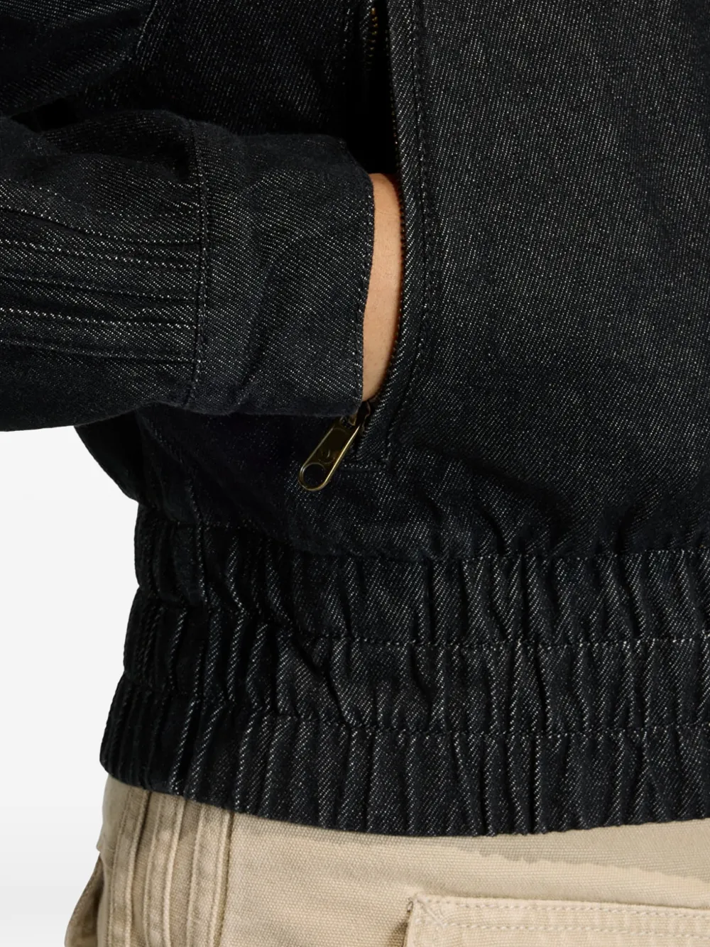 adidas Denim trainingsjack Zwart