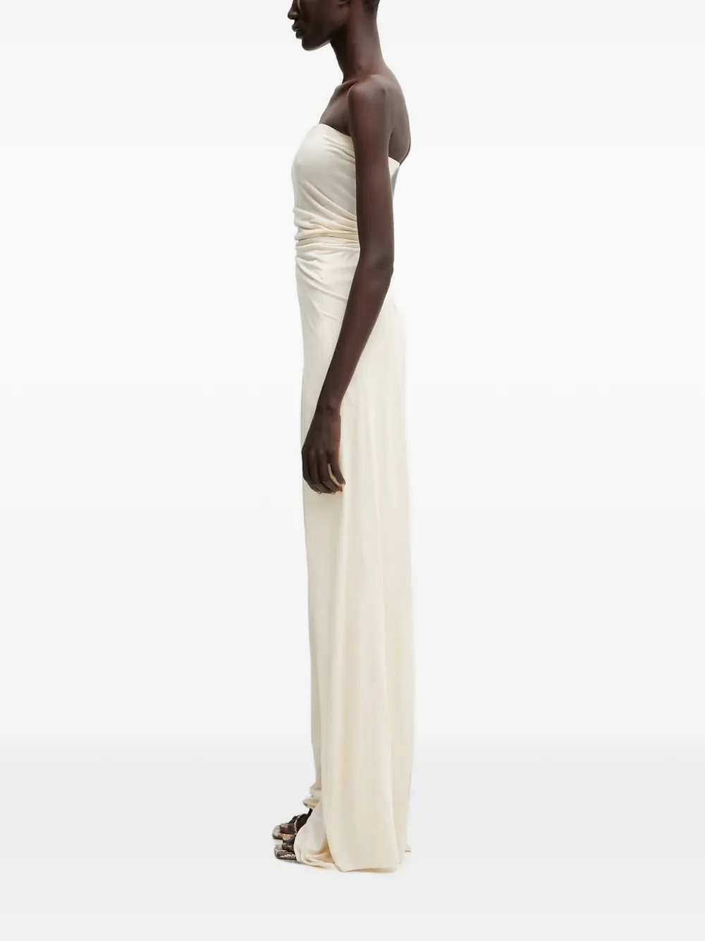 Rick Owens Lilies Strapless top Beige