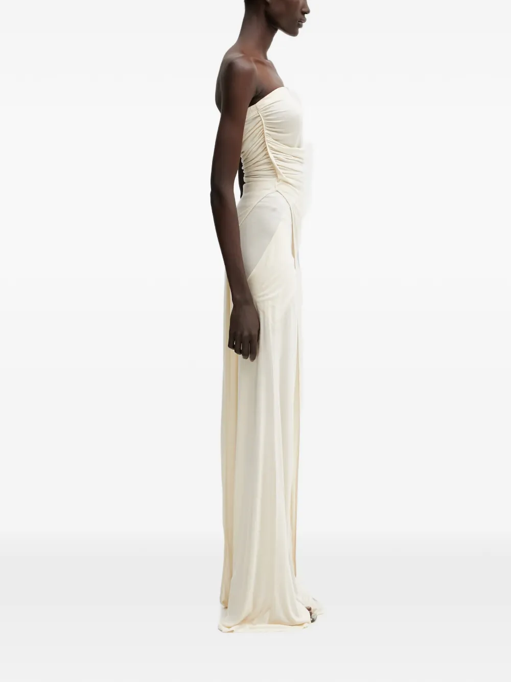 Rick Owens Lilies Strapless top Beige