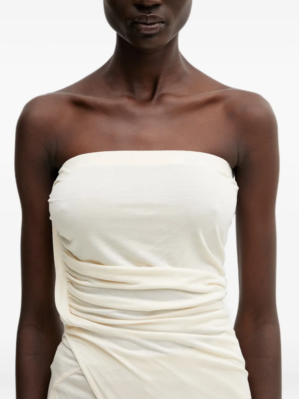 Rick Owens Lilies Strapless top Beige