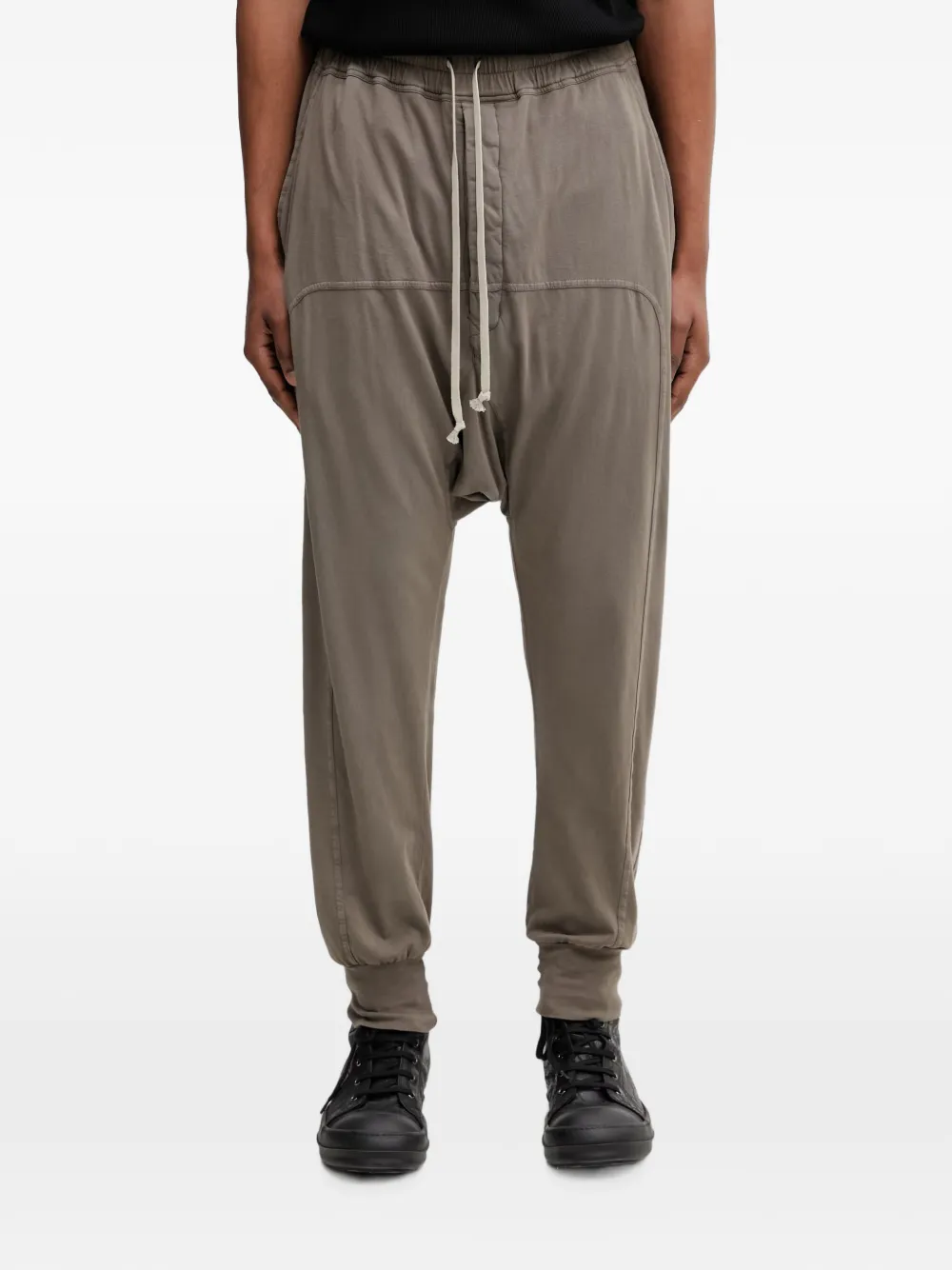 Rick Owens DRKSHDW drop-crotch track pants - Marrone